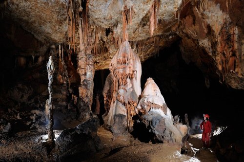 Baradla Barlang (Hongrie) - Grande galerie concrétionnée(SP-12-0648)