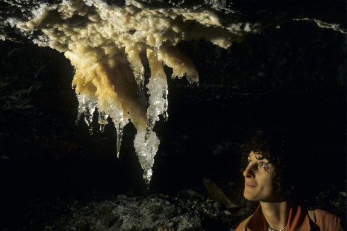 Concrétion d'epsomite (Ellison cave, USA)(spe-03831)