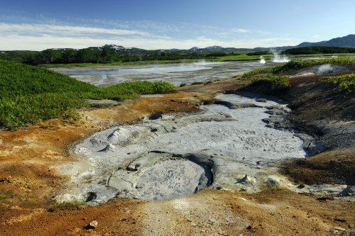 Russie. Kamtchatka. Caldeira d'Uzon.(V 2006-1068)