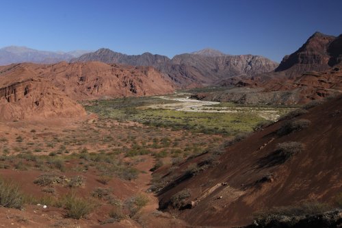 Argentine. Région de Salta. Vallée du Rio de Las Conchas.(V 2007-0944b)