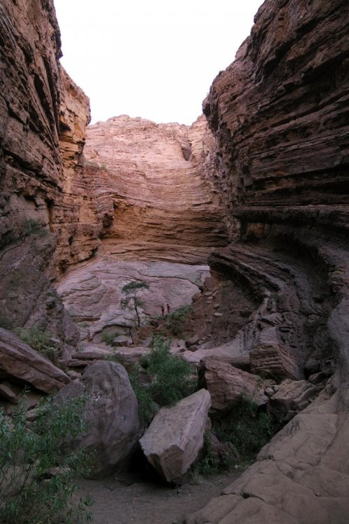 Argentine. Région de Salta. Canyon de la Garganta Del Diablo dans la vallée de Las Conchas(V 2007-0954)