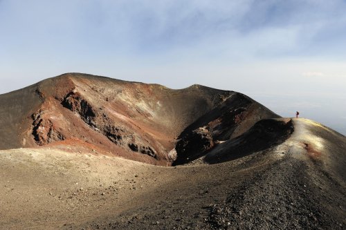Volcan de l'Etna (Sicile, Italie) - Cratère sur le versant sud(vo-08-0376)