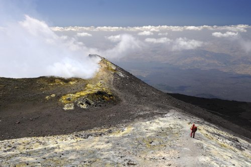 Volcan de l'Etna (Sicile, Italie) - Crête de la Boca Nuova(vo-08-0536)