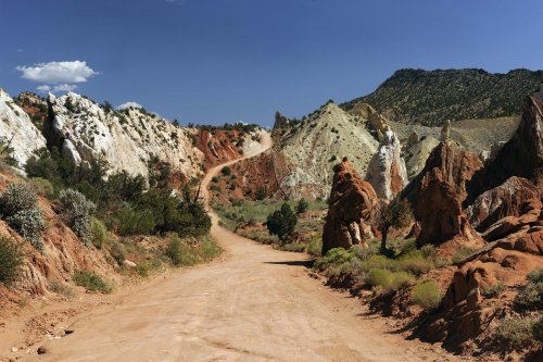 Parc d'Escalante (Utah). Cottonwood Road.(Voy 09-1017)