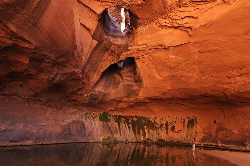 Parc d'Escalante (Utah). Neon Canyon - The cathedral (VOY 09-1163)