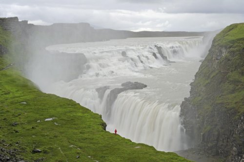 Cascade de Gulfoss. Vue générale. (VOY 10-0242)