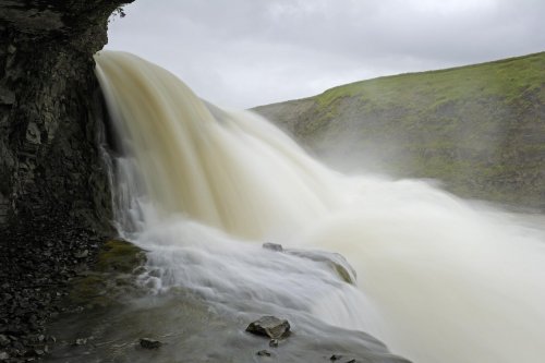 Cascade de Gulfoss. Détail.(VOY 10-0250)