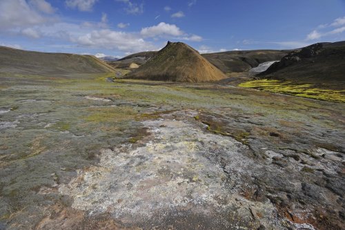 Landmannalaugar. Zone géothermale de Storihver.(VOY 10-0854)