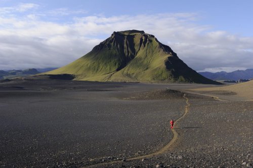 Montagne de Hattafell près du Myrdalsjokull. (VOY 10-0950)