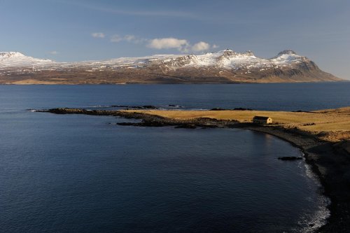 Islande - Fjords de l'Est (Fjord de Faskrudsfjordur)(VO 11-0277)