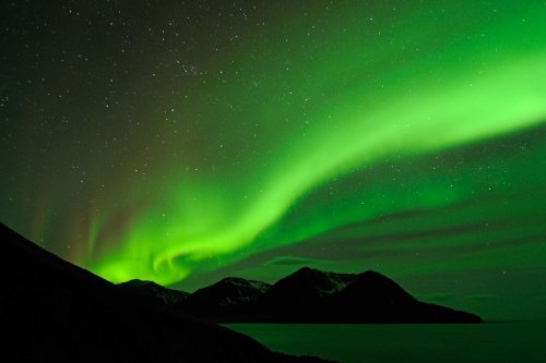 Islande - Aurore boréale (Islande - Ffjord de Borgarfjordur)(VO 11-0336)