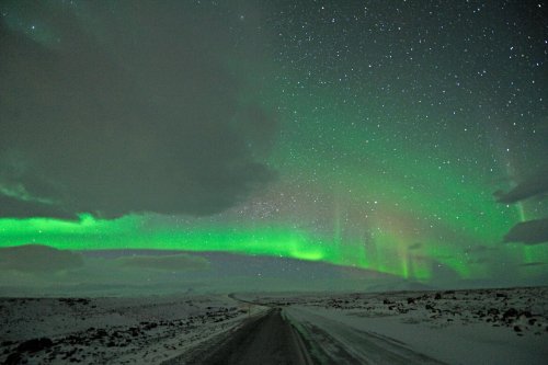 Islande - Aurore boréale (région de Gullfoss)(VO 11-0437)