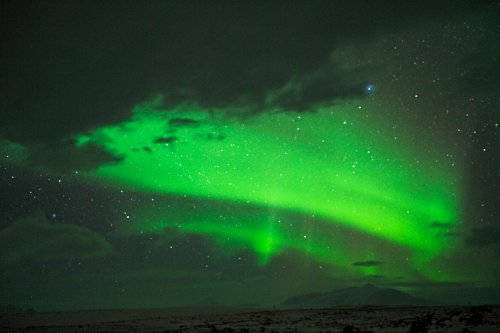 Islande - Aurore boréale (région de Gullfoss)(VO 11-0447)