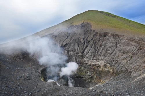 Sulawesi (Indonésie) - Cratère du volcan Lokon(VO 12-0726)
