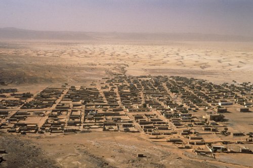 Désert de Mauritanie.Ville de Moudjéria dans le Tagant.(VOY 02638)