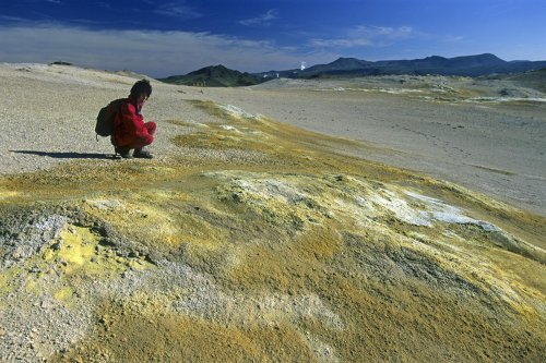 Islande. Solfatares de Namaskard près de Myvatn.(V 10136)