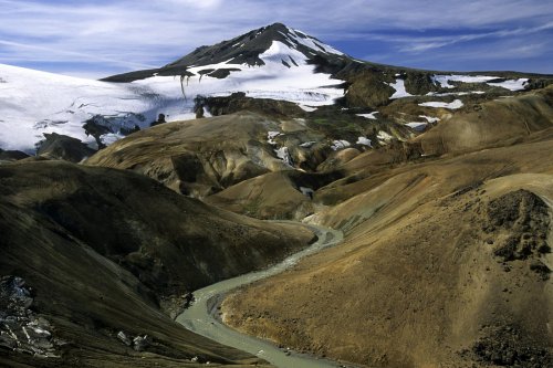 Islande. Massif ryolitique du Kerlingarfjöll.(V 10587)