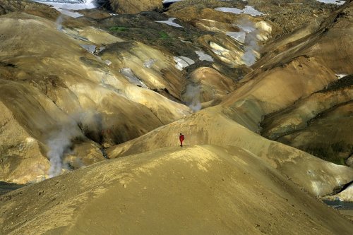 Islande. Massif ryolitique du Kerlingarfjöll.(V 10592)