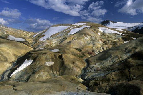 Islande. Massif ryoilitique du Kerlingarfjöll.(V 10691)