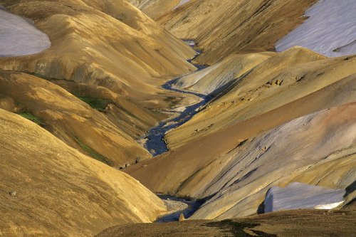 Islande. Massif ryolitique du Kerlingarfjöll.(V 10724)