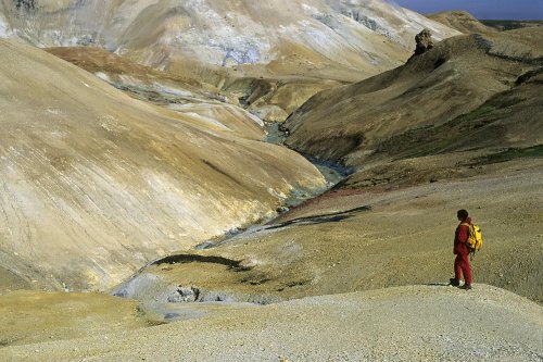 Islande. Massif ryolitique du Kerlingarfjöll.(V 10778)