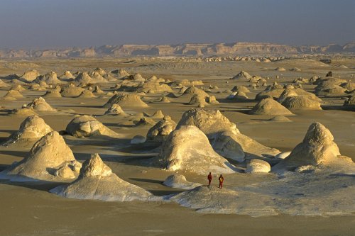 Old White Desert au coucher du soleil(V 14051)