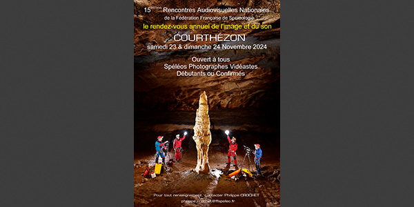 Affiche rencontres audiovisuelles Spélimages 2024