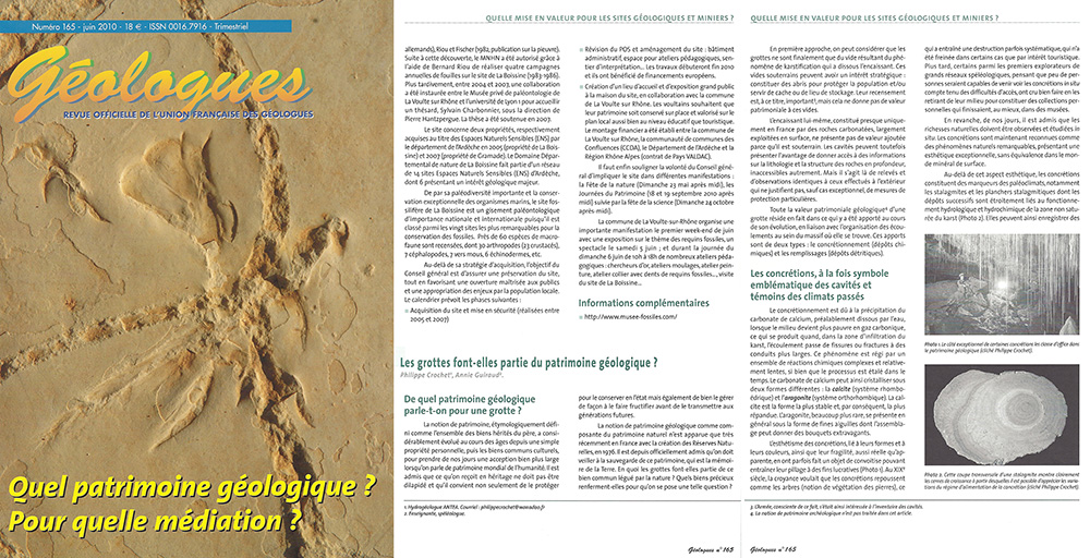 Géologues n°165 (juin 2010)