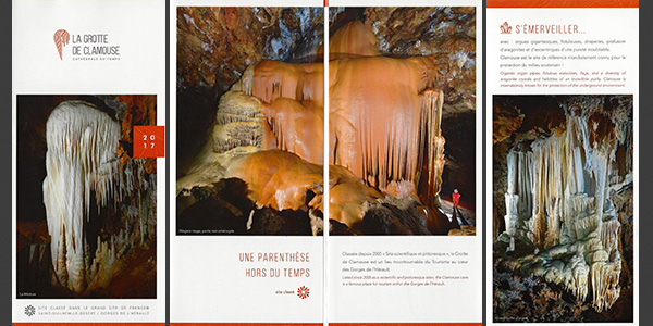 Grotte de Clamouse - Plaquette 2017