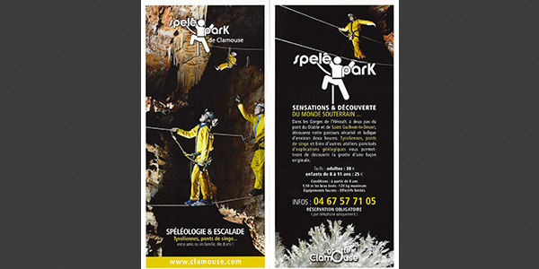 Grotte de Clamouse - Plaquette SpéléoPark