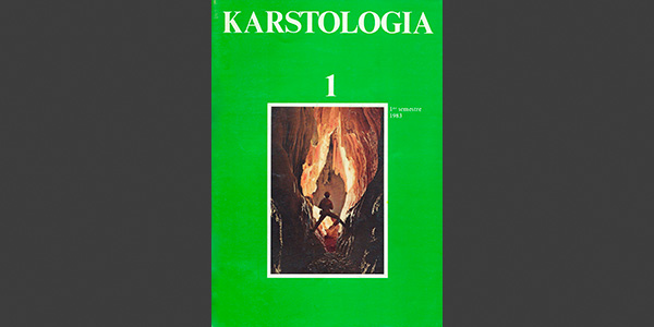 Karstologia n°1 (1983)