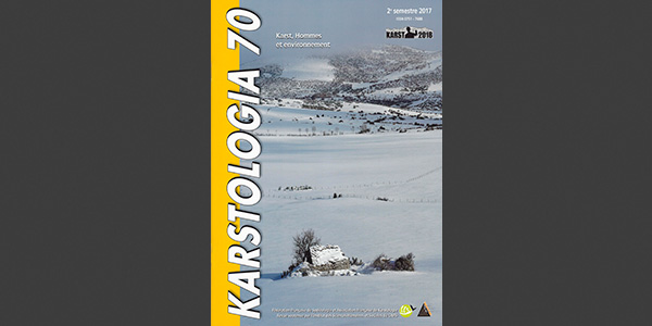 Karstologia n°70 (2ème semestre 2017)