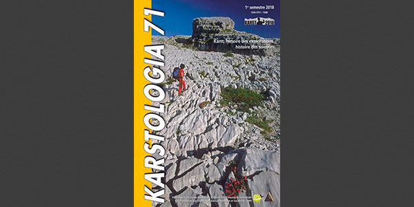 Karstologia n°71 (1er semestre 2018)