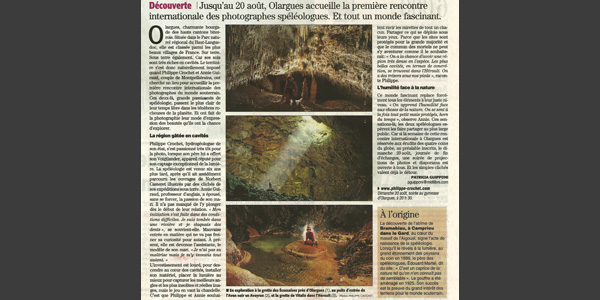 Midi Libre 13 août 2011
