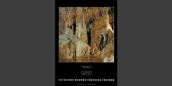 Speleo Project Calendar 1988