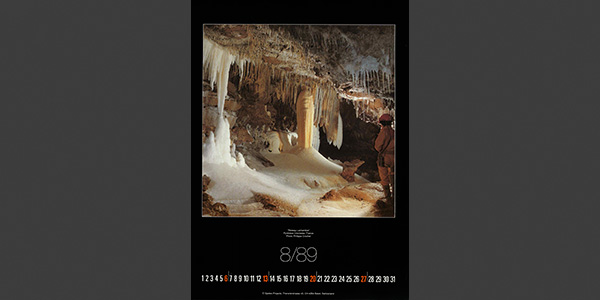 Speleo Project Calendar 1989