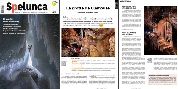 Spelunca n°157 (mars 2020) - Clamouse