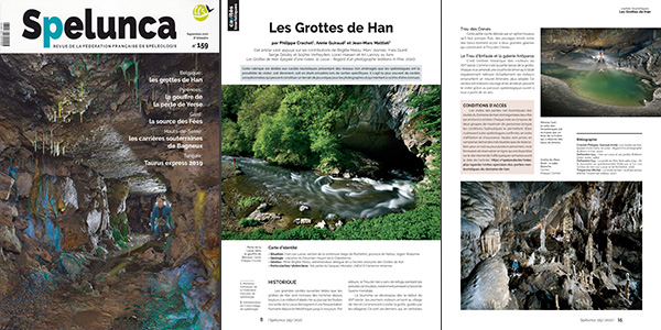 Spelunca n°159 (septembre 2020) : Grottes de Han 