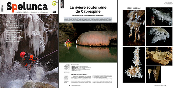 Spelunca n°160 (décembre 2020) : La rivière souterraine de Cabrespine