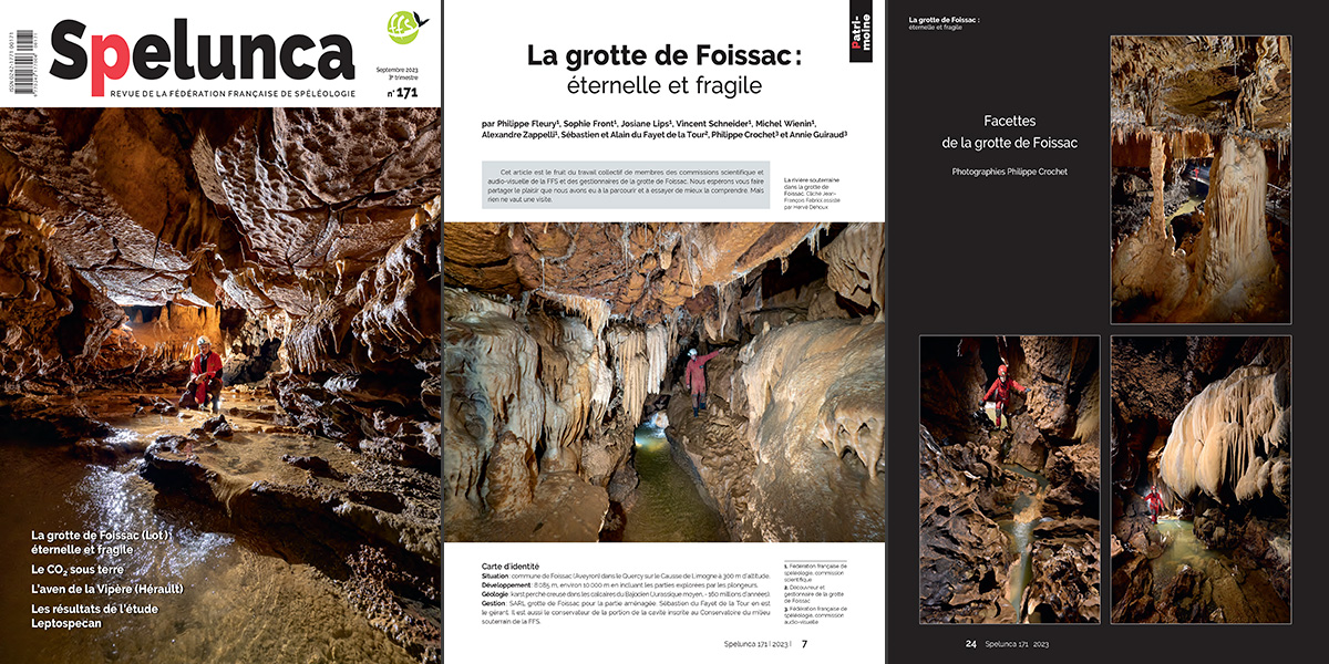 Spelunca n°171 ( septembre 2023) - La grotte de Foissac