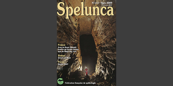 Spelunca n°113 (Mars 2009)